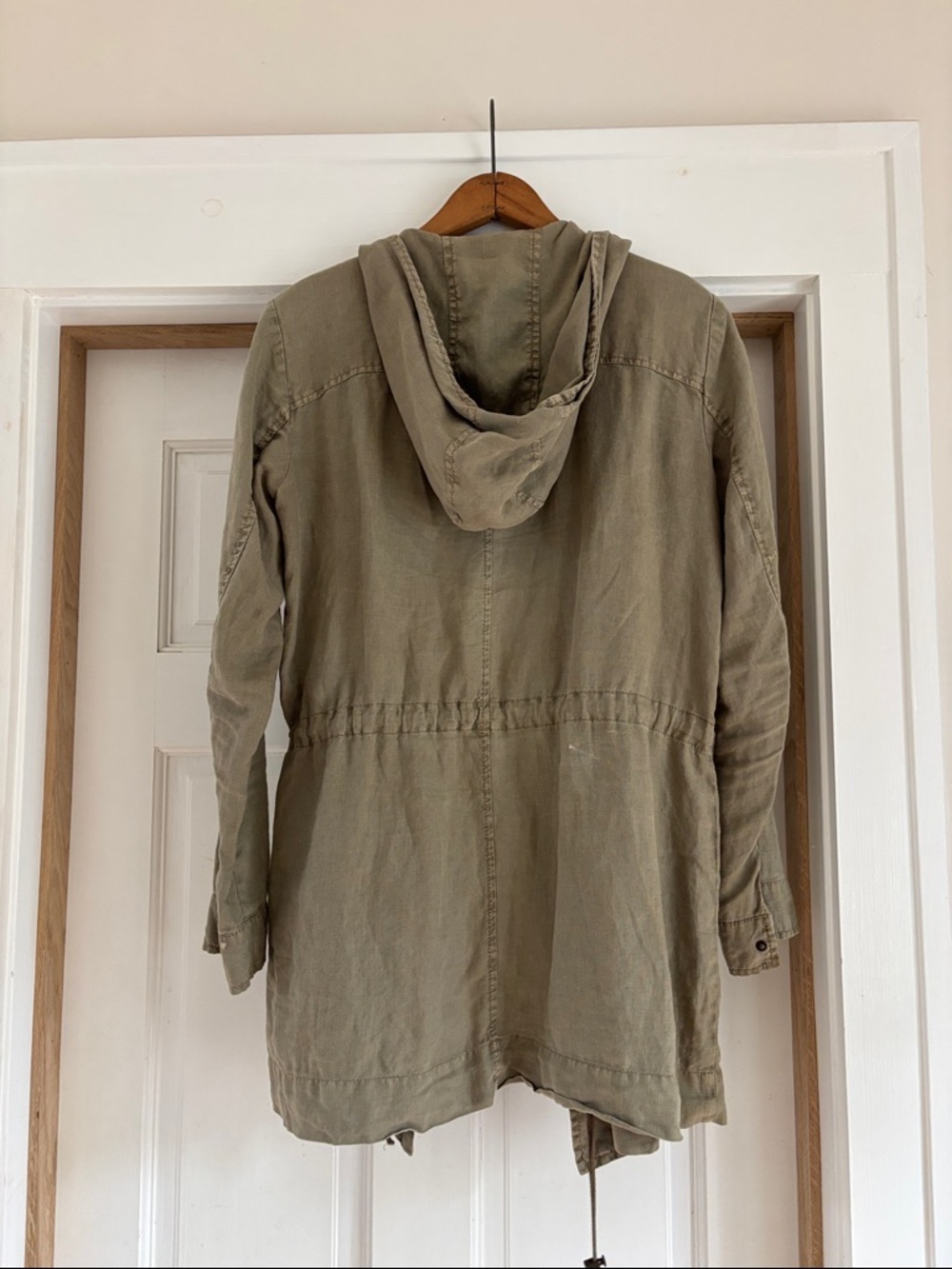 100% Linen Michael Stars Anorak Jacket Size Small - Picture 10 of 12
